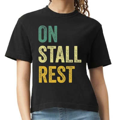 On Stall Rest Horse Comfort Colors Boxy T-Shirt