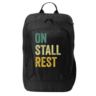 On Stall Rest Horse City Backpack