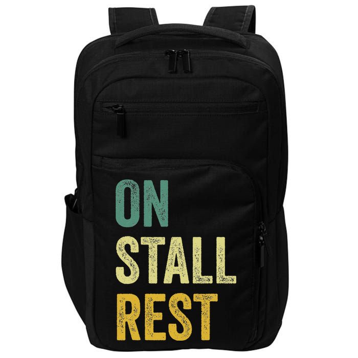 On Stall Rest Horse Impact Tech Backpack