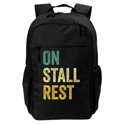On Stall Rest Horse Backpack