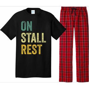 On Stall Rest Horse Pajama Set