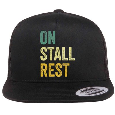 On Stall Rest Horse Flatbill Hat