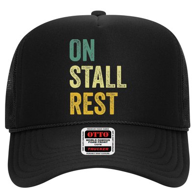On Stall Rest Horse Trucker Hat