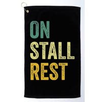 On Stall Rest Horse Golf Towel