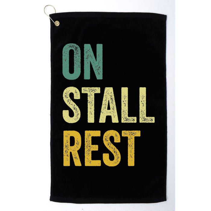 On Stall Rest Horse Golf Towel