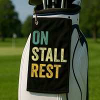 On Stall Rest Horse Golf Towel