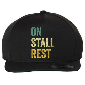 On Stall Rest Horse Wool Snapback Cap