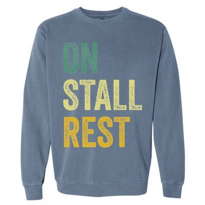 On Stall Rest Horse Garment-Dyed Sweatshirt