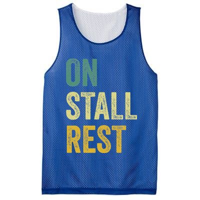 On Stall Rest Horse Mesh Reversible Basketball Jersey Tank