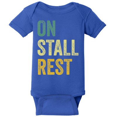 On Stall Rest Horse Baby Bodysuit