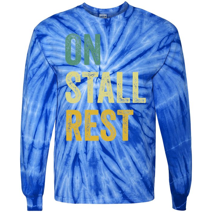 On Stall Rest Horse Tie-Dye Long Sleeve Shirt