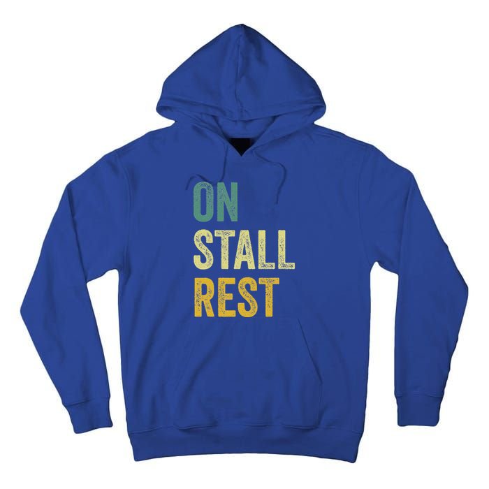 On Stall Rest Horse Tall Hoodie