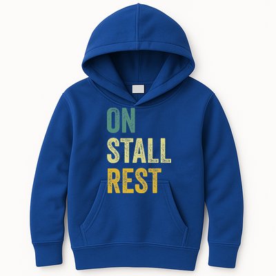 On Stall Rest Horse Kids Hoodie