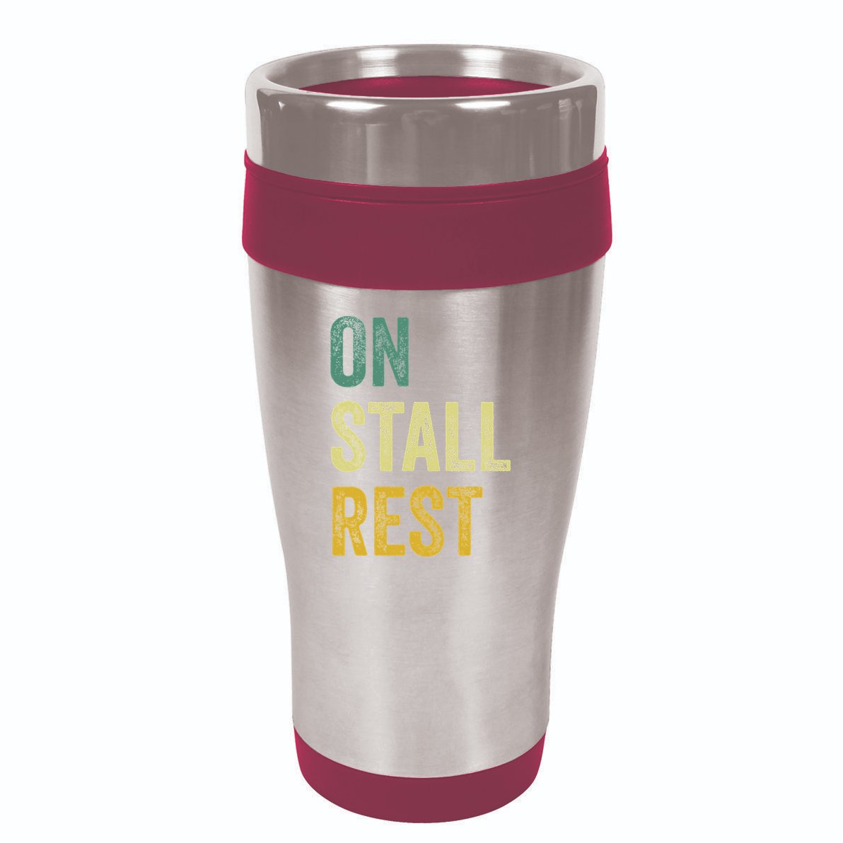 On Stall Rest Horse 16oz Travel Tumbler