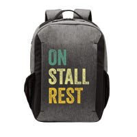 On Stall Rest Horse Vector Backpack