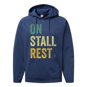 On Stall Rest Horse Performance Fleece Hoodie