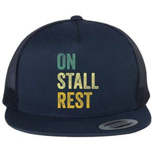 On Stall Rest Horse Flat Bill Trucker Hat