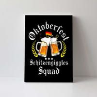 Oktoberfest Schitzengiggle Squad Bavarian Festival Canvas