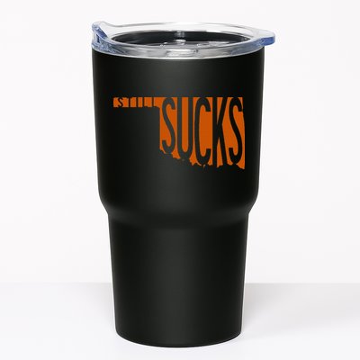 Oklahoma Still Sucks Austin Tx Fan Burnt Orange Rivalry Tumbler