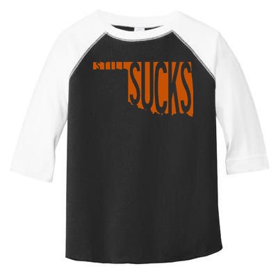 Oklahoma Still Sucks Austin Tx Fan Burnt Orange Rivalry Toddler Fine Jersey T-Shirt