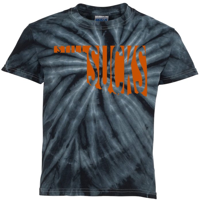 Oklahoma Still Sucks Austin Tx Fan Burnt Orange Rivalry Kids Tie-Dye T-Shirt