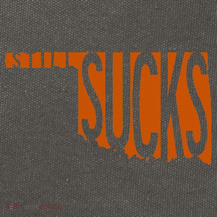 Oklahoma Still Sucks Austin Tx Fan Burnt Orange Rivalry Cotton Canvas Backpack