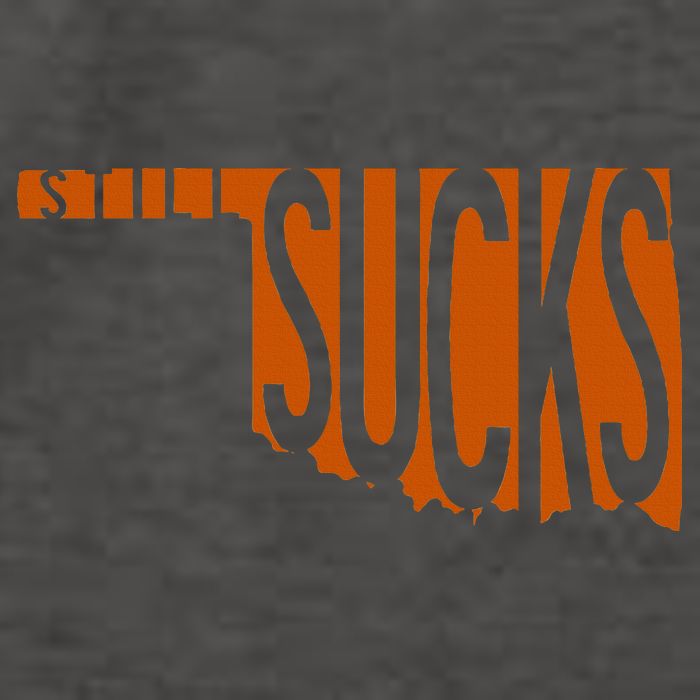 Oklahoma Still Sucks Austin Tx Fan Burnt Orange Rivalry Vector Backpack