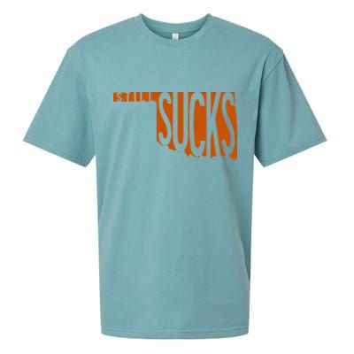 Oklahoma Still Sucks Austin Tx Fan Burnt Orange Rivalry Sueded Cloud Jersey T-Shirt