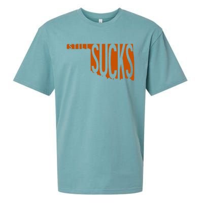 Oklahoma Still Sucks Austin Tx Fan Burnt Orange Rivalry Sueded Cloud Jersey T-Shirt