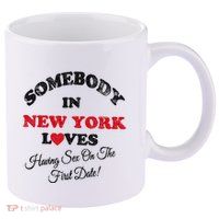 Omighty Store Sex On First Date 11oz C Handle Ceramic Mug