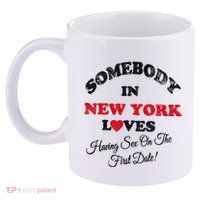 Omighty Store Sex On First Date 11oz C Handle Ceramic Mug
