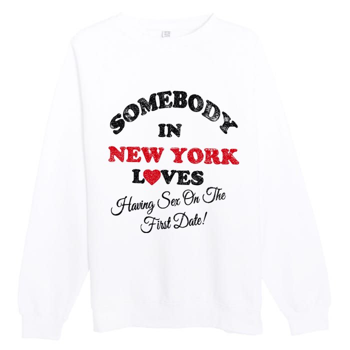 Omighty Store Sex On First Date Premium Crewneck Sweatshirt