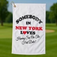 Omighty Store Sex On First Date Golf Towel