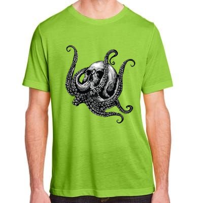 Octopus Sugar Skull Graphic Adult ChromaSoft Performance T-Shirt