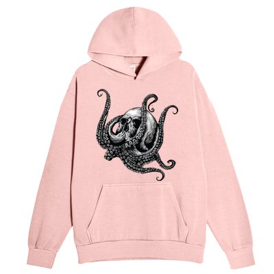 Octopus Sugar Skull Graphic Urban Pullover Hoodie