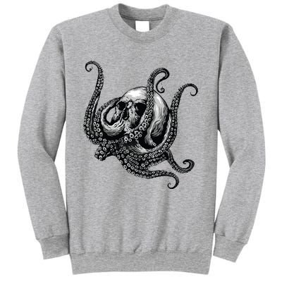 Octopus Sugar Skull Graphic Sweatshirt