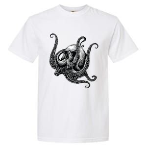 Octopus Sugar Skull Graphic Garment-Dyed Heavyweight T-Shirt