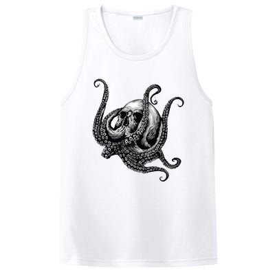 Octopus Sugar Skull Graphic PosiCharge Competitor Tank