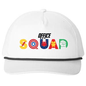 Office Squad Superhero Captain Iron Snapback Five-Panel Rope Hat