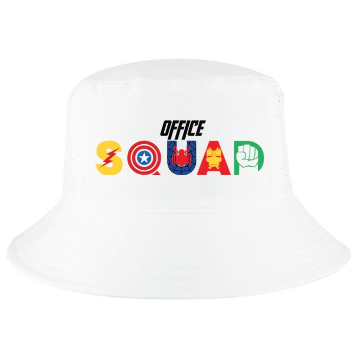 Office Squad Superhero Captain Iron Cool Comfort Performance Bucket Hat