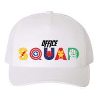 Office Squad Superhero Captain Iron Yupoong Adult 5-Panel Trucker Hat