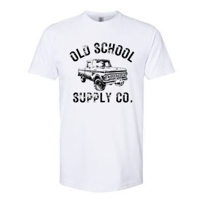 OLD SCHOOL SUPPLY CO. Vintage Retro Pickup Truck  Softstyle® CVC T-Shirt