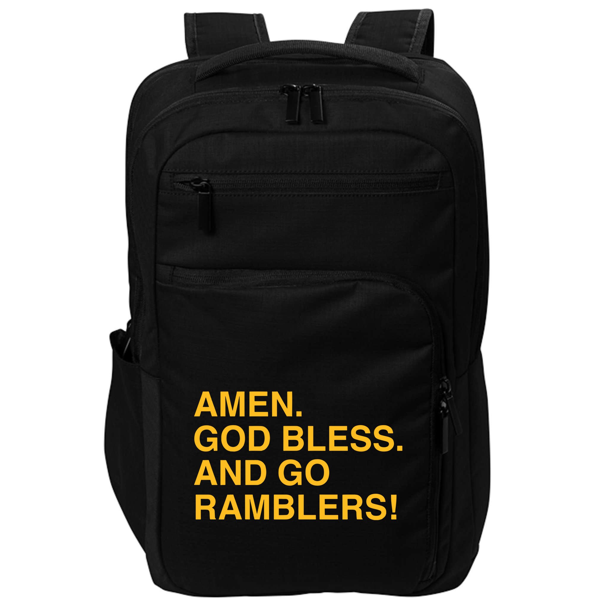 Obvious Store Sister Jeans Prayer Amen God Bless And Go Ramblers Impact Tech Backpack