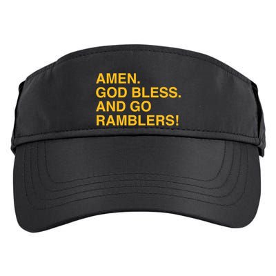 Obvious Store Sister Jeans Prayer Amen God Bless And Go Ramblers Adult Drive Performance Visor