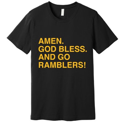 Obvious Store Sister Jeans Prayer Amen God Bless And Go Ramblers Premium T-Shirt