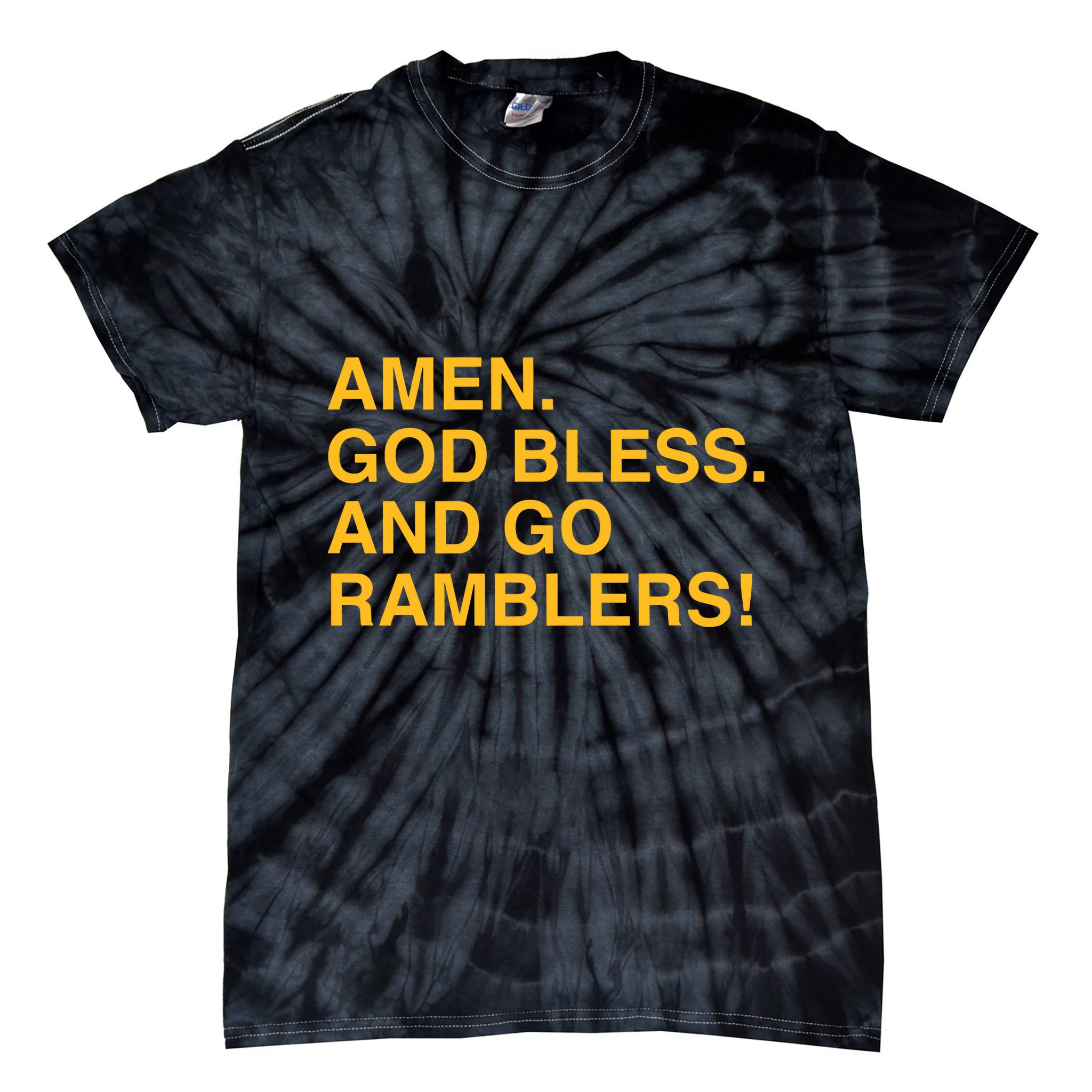 Obvious Store Sister Jeans Prayer Amen God Bless And Go Ramblers Tie-Dye T-Shirt