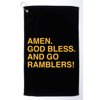 Obvious Store Sister Jeans Prayer Amen God Bless And Go Ramblers Golf Towel
