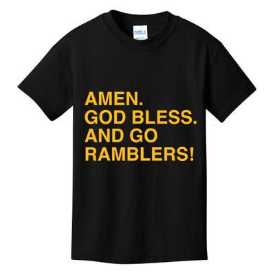 Obvious Store Sister Jeans Prayer Amen God Bless And Go Ramblers Kids T-Shirt