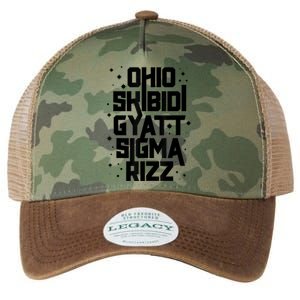 Ohio Skibiol Sigma Rizz Legacy Tie Dye Trucker Hat