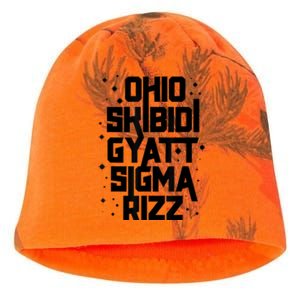 Ohio Skibiol Sigma Rizz Kati - Camo Knit Beanie